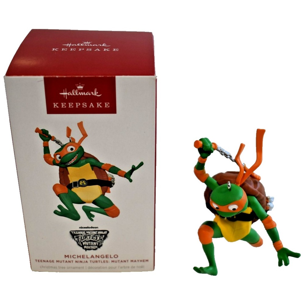Hallmark Keepsake Michelangelo Teenage Mutant Ninja Turtles Mutant Mayhem New